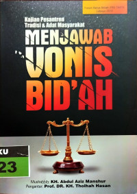 Image of MENJAWAB VONIS BID'AH